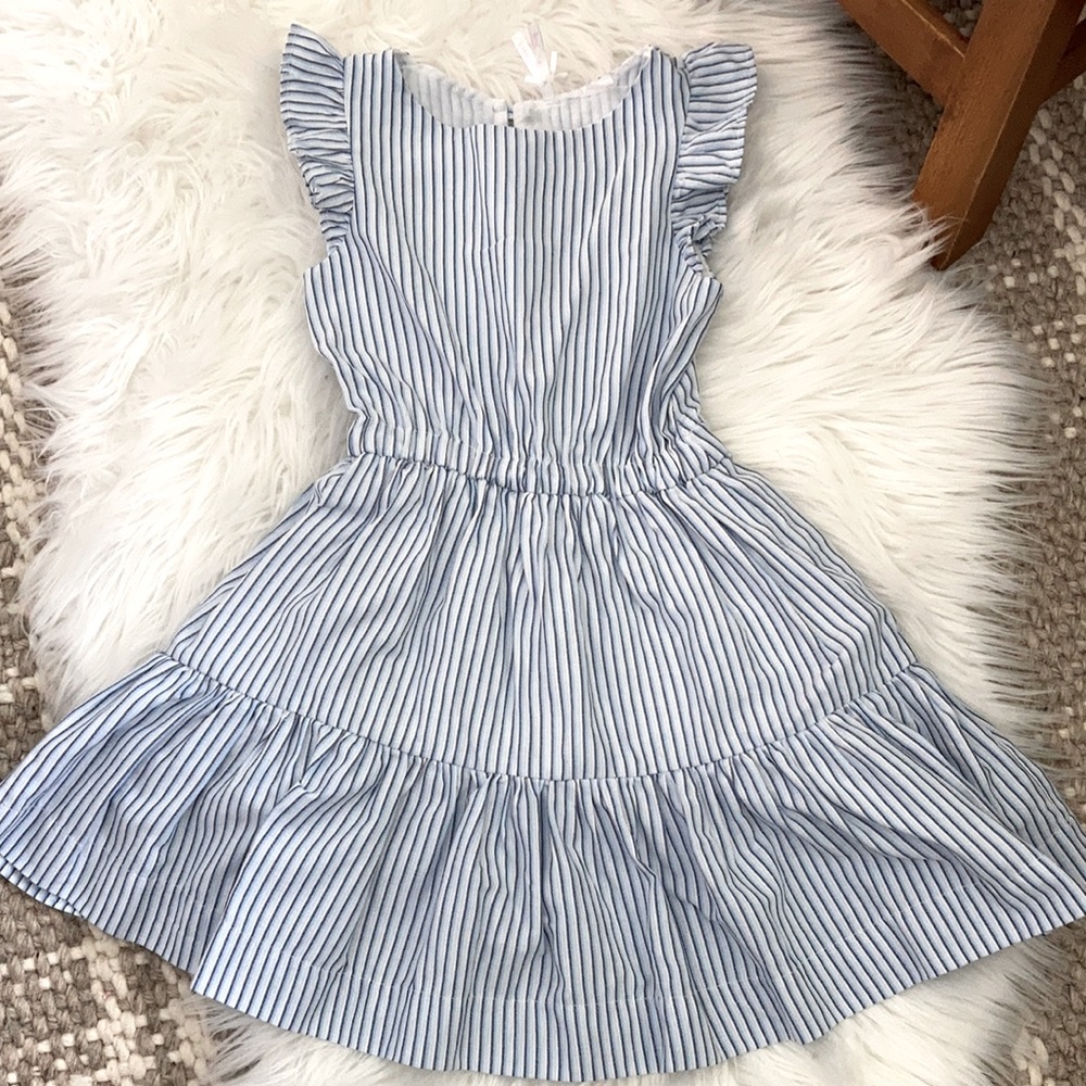 Sweet striped sleeveless dress (4)